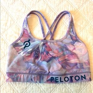 NWT Peloton Floral 2k Strappy Athletic Bra Size‎ Small